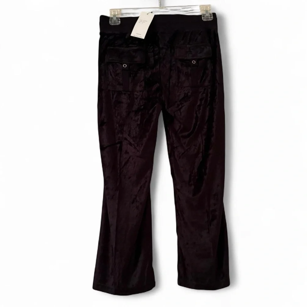 NWT BCBGMaxAzria Black Velour Tracksuit Butterfly Fairy - Picture 6 of 6